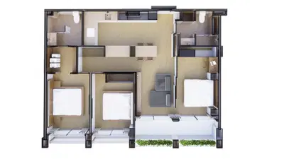 Terra Grove Layan - 3BR - Type F (Pool View)