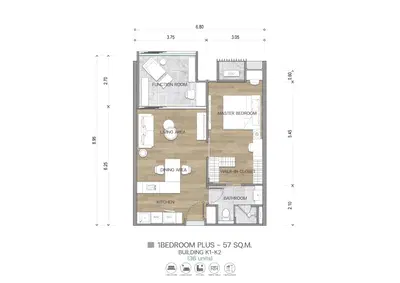 The Balance By The Beach - 1BR+ (Garden & Pool View)
