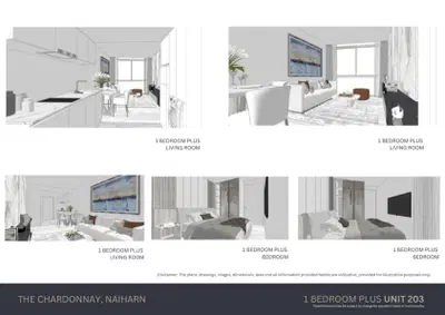Chardonnay Nai Harn - 1BR Plus - Type A2