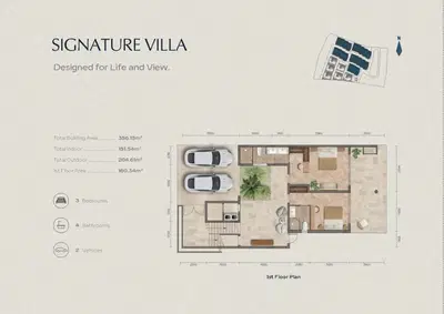 The Crest Residences - 3BR Pool Villa - Type Signature (Large Plot)