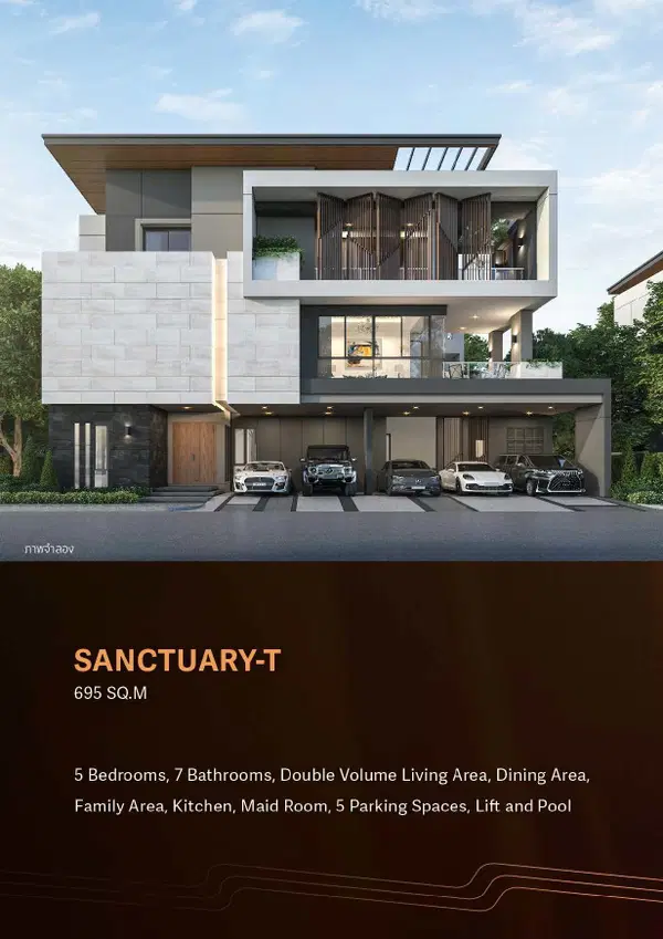 The Gentry Sukhumvit - Bangna - 5BR - Type Sanctury - T