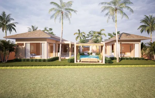 The Green Golf Villas - 2BR Pool Villa With Study Office
