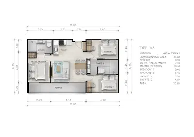 The One Nai Harn - 3BR penthouse