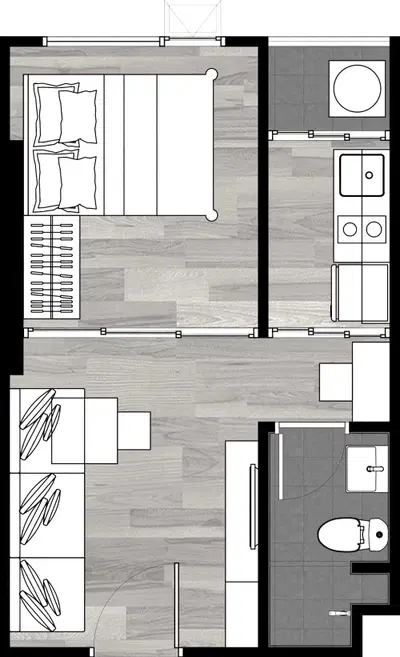 The Origin E22 Station - 1BR