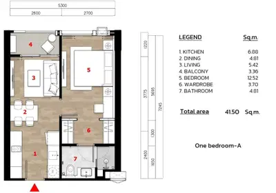 The Ozone Condominium Phuket - 1BR Type A