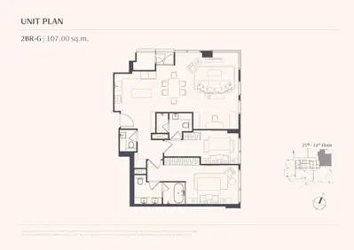 The Residences 38 - 2BR (M)