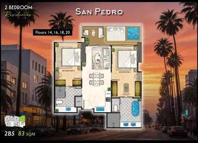 The Riviera California - 2BR (2)