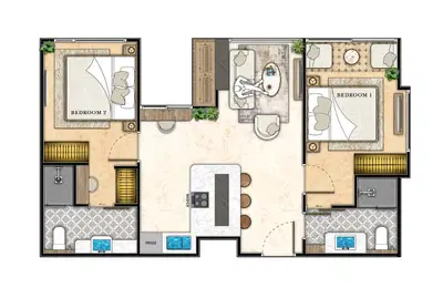 The Riviera Santa Monica - 2BR (S)