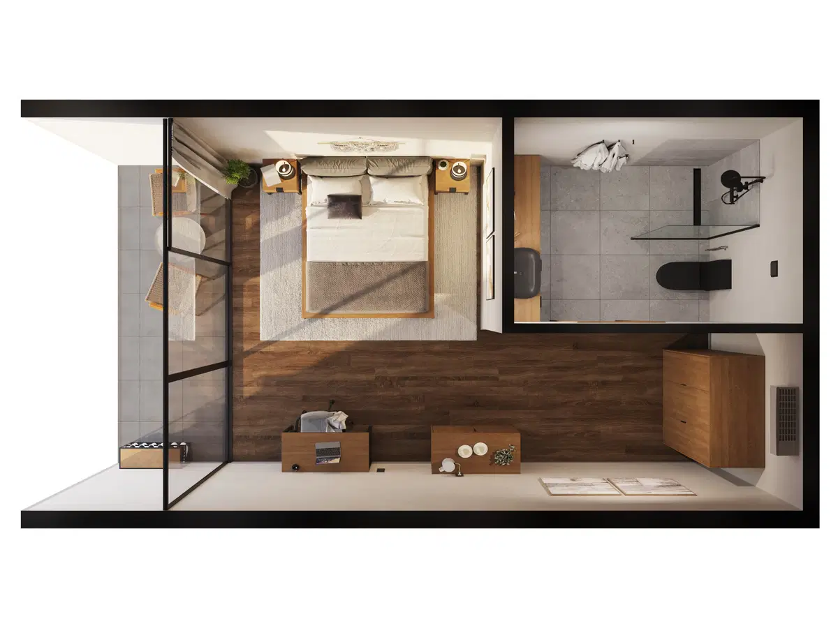 The Eight Chaloklum - 1BR - Type 3 Studio