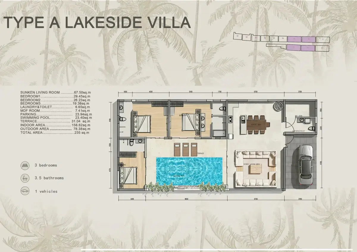 The Lagoon Residence - Unit Plan - Type A