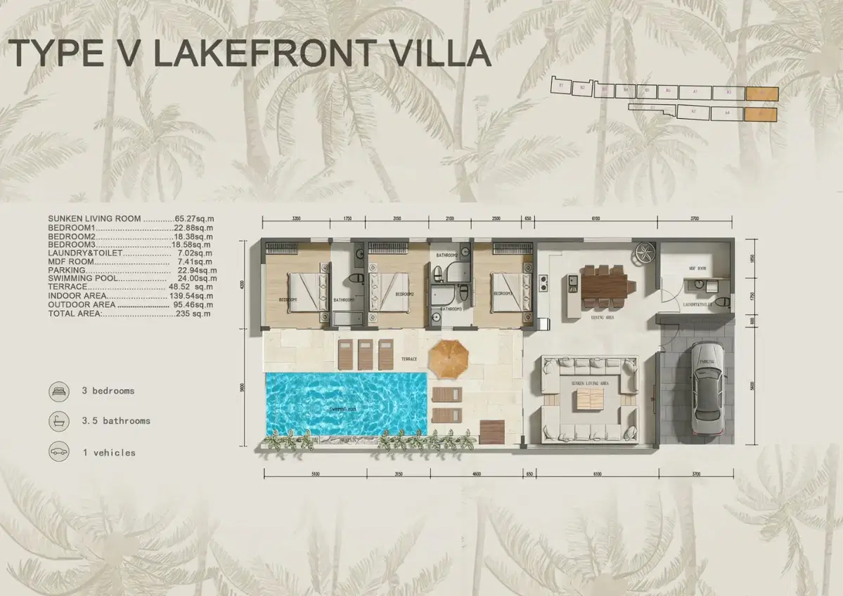 The Lagoon Residence - Unit Plan - Type V