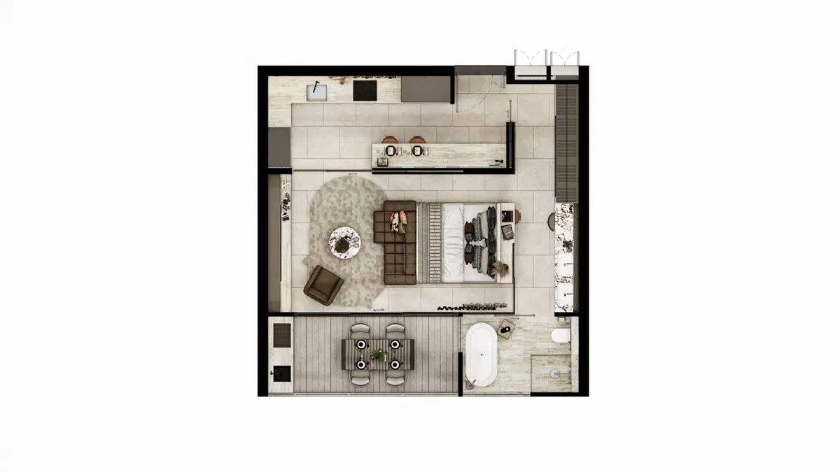 The Liberty - 1BR - Type A