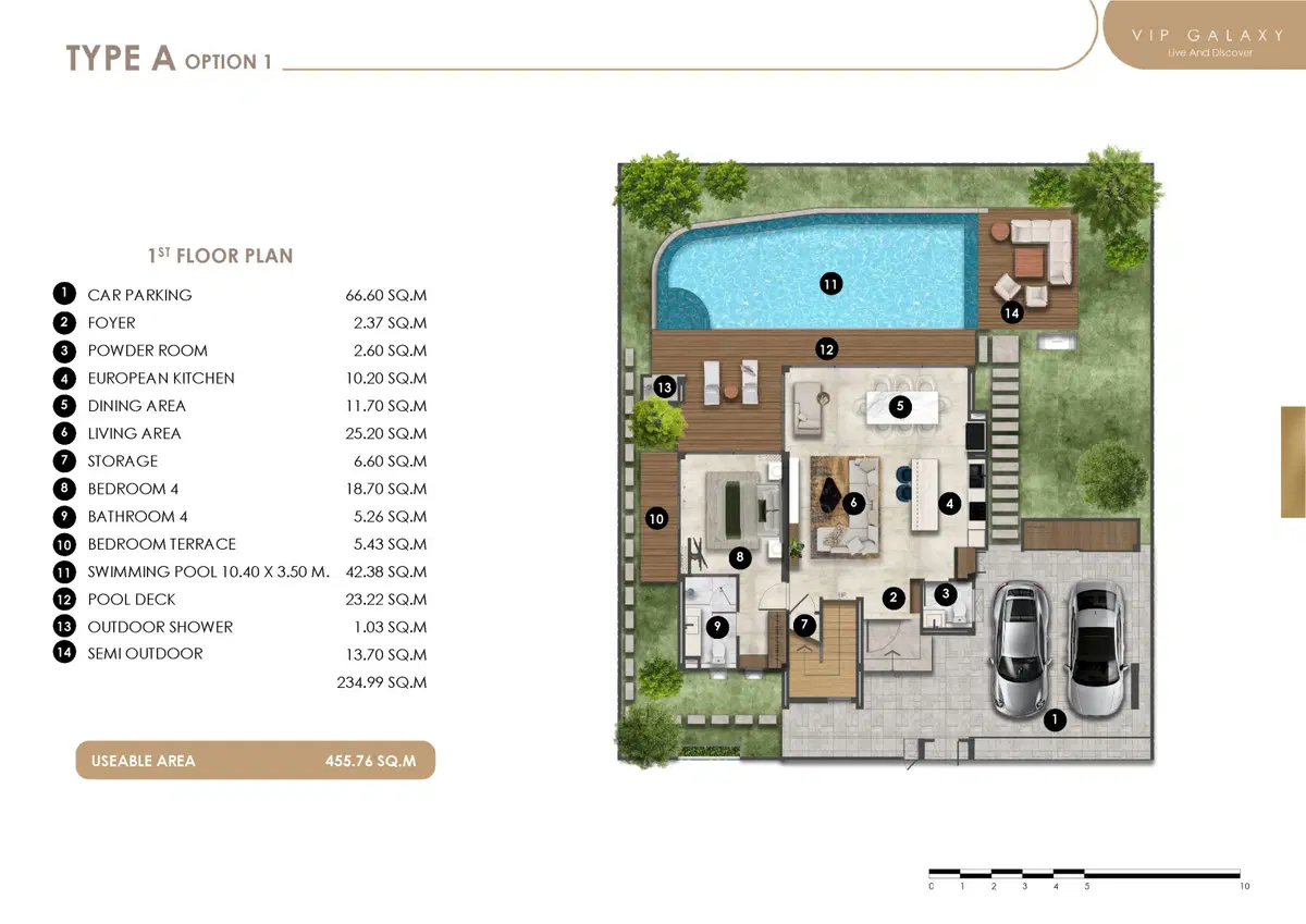 VIP Galaxy Rawai Villas - Unit Plan - Type A - Level 1