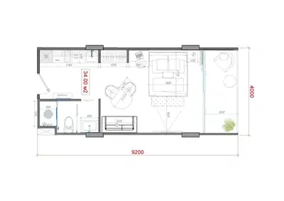 Vega Condominium - Studio - Garden Access