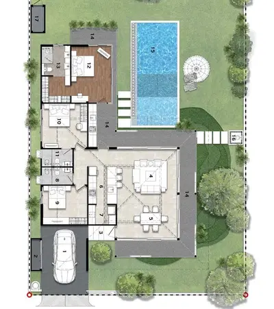 Villa Cerulean - 3BR Pool Villa - Type D