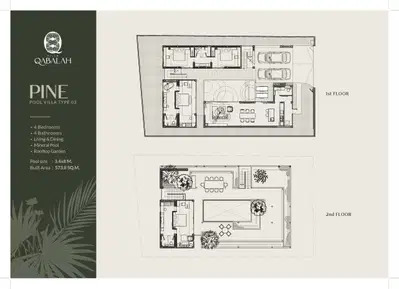 Villa Qabalah - 4BR Villa - Type Pine (Large Land plot)