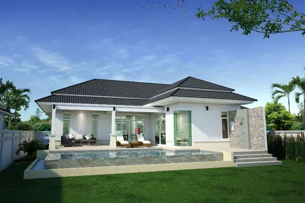 White Beach Villas - 3BR Pool Villa - Type Coconut Villa
