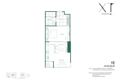 XT Phayathai-1BR Type 1D