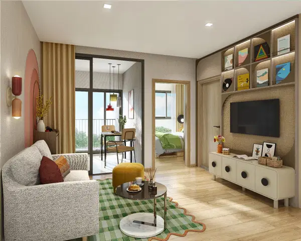 dcondo calm Ramkhamhaeng 40 - 1BR - Type A