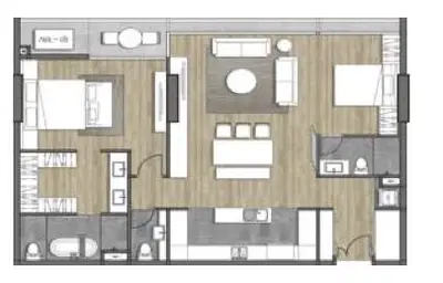 La Citta Delre Thonglor 16- 2BR Type B2