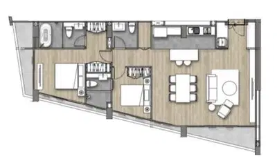 La Citta Delre Thonglor 16-2BR Type B3