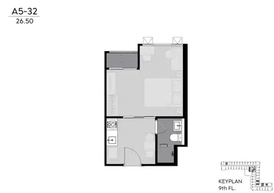 Life Rama 4-Asoke-1BR Simplex - Type A - Rama 4-City View