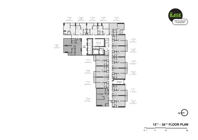 The BASE Petchaburi - 1BR Type 1B