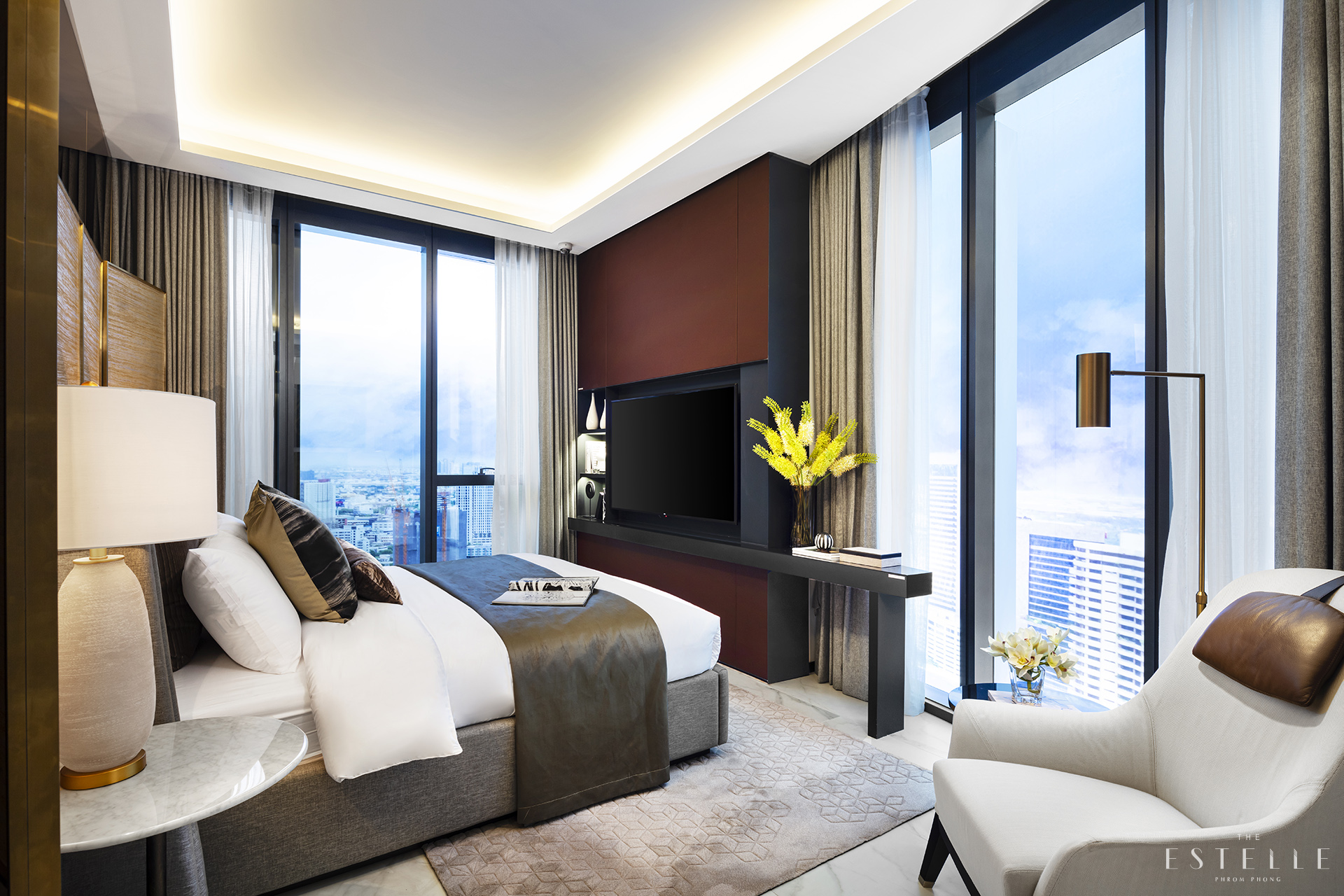 Condo for sale bangkok Luxury Bedroom Estelle Phrom Phong